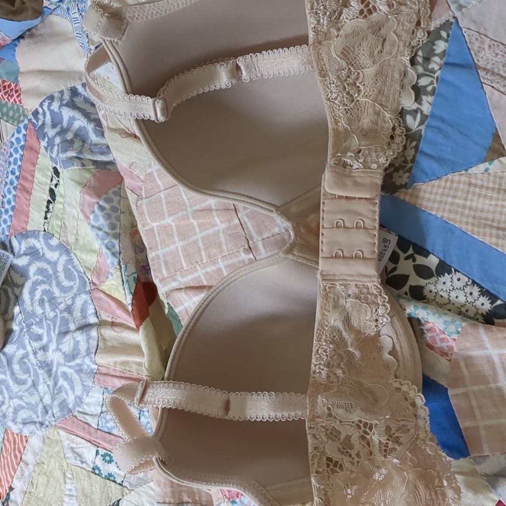 Wacoal French Garden Underwire Plunge Front T- Shirt Bra Size 34C - Picture 7 of 10